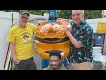 Restoring 5 McDonaldland statues and then delivering them to the clients