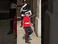 SPECIAL MOMENT WITH KING'S GUARD #shortsyoutube #london