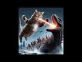 Giant Cat vs. Giant Godzilla: Epic Battle #animation #Godzilla #cat #ai #kitten #viralcatsshorts