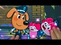 Sheriff Papillon Rescue Mermaid Labrador - Very Happy Story - Sheriff Labrador Police Animation