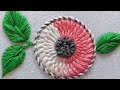 Superb flower design|hand embroidery|latest hand embroidery|kadhai design