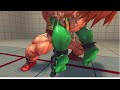 Zangief dominates and Bearhugs Blanka - USFIV Kemoryona