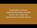 Snapmaker 2   Linear module seized