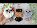 It's so Cute ☀️ Easy Owl Making Idea with Yarn - You will Love these Owlets !! DIY Woolen Crafts