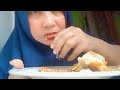 NAKAN NASI GORENG TERASI PEDAS,AYAM GORENG #mukbang #semuaorang #nasigorengterasi