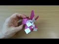 遊べる折り紙「くるくるの実」Origami Toy 