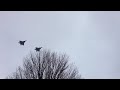 F-22 Raptor Flyover Before Green Bay Packer Game