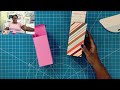 ONE SIZE FITS “ALL” TECHNIQUE!  Super Easy Way To Make A BOX!