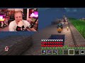 Philza Cries infront of Technoblade memorial on QSMP. (Minecraft)