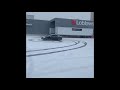 Q50 drifting in the snow