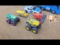 Diy tractor mini Bulldozer to making concrete road | Construction Vehicles, Road Roller #69