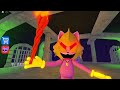 CATNAP GIRL BARRY VS CATNAP BARRY'S PRISON RUN! SCARY OBBY Full Gameplay #roblox