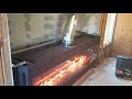 Testing out a new Flare 80 inch linear Fireplace