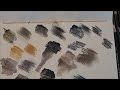 Trying Out Derwent Grey & Charcoal Pigments: Pan Paints, Sticks, and Pencils