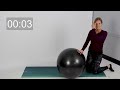 15 Minute Beginner Exercise Ball Workout- Workout with Jordan