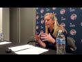 post game interview Caitlin clark and Indiana fever vs storm