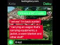 Fem Dinosaur Deku (MHA TEXTING STORY) Part two