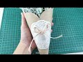 Rice Paper Skewers Paper Doyleys for a Beautiful Money Bouquet #moneybouquet #tutorial #diy #flower