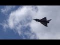 2023 RAF Typhoon Display at Bournemouth Viewed From Shieldhall Steam Ship