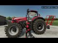 Feeding Animals, Picking up Straw Bales & Ploughing Field │Purbeck Valley│FS 22│Timelapse#4