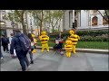 I was swarmed by bees 🐝 while #busking in New York City 🗽🎹