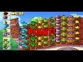Plants vs Zombies || Plants vs All Zombies 5 Flags Completed Gameplay in Survival ROOF GAMEPLAY