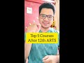 Top 5 Courses After 12th Arts | #Shorts