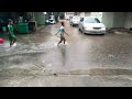 episode 77 vlog video me talk about Heavy rain Sewage blockageភ្លៀងខ្លាំងធ្វើអោយស្ទះលូទឹកហូរចូលផ្សារ