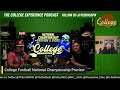 College Football National Championship (FCS & FBS) Preview & Picks | The College Football Experience