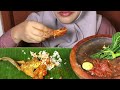 MUKBANG CEKER MERCON JENGKOL IKAN ASIN KRIUK BAKWAN JAGUNG KEMANGI SALADA DAUN PEPAYA REBUS