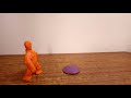 Alien attack stop motion Clay animation