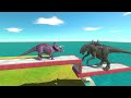 Zilla Blows Units Into Portals - Animal Revolt Battle Simulator