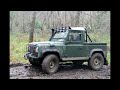Defender 90 Land Rover - Off Roading 22.12.12