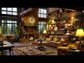 Smooth Jazz Instrumental at Cozy Coffee Shop ☕ Relaxing Background Music for Work, Study, Focus