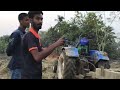 Sonalika 48 Rx Tractor Stuck in mud | Tractor stunt video