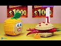 Lego MUKBANG | Convenience store RAINBOW Color Food - Stop Motion & ASMR Video