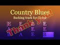 Country Blues in E major, backing track for Guitar, 188bpm. Thank you!