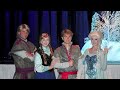 Tommy met Kristoff Anna and Elsa after Frozen Sing-a-long at Hollywood Studios