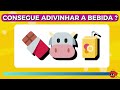 🥛ADIVINHE A BEBIDA PELOS EMOJIS 🥤 -  Quiz ZZ