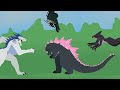 Godzilla and Kaiju Girls part 2 animation - Drago Monsterverse