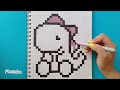 COMO DIBUJAR DINOSAURIO PIXEL ART - PIXELADOS