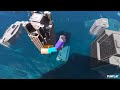 GTA 5 Ragdolls Minecraft Steve Jumps/Fails (Euphoria Physics Compilation) 45