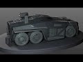 Eat3D Competition - High Poly Vehicle (APC Scott Robertson)