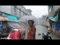 VERY NICE WET EXPERIENCE | RAINY WALK at Backstreet Alley in COMMONWEALTH Philippines [4K] 🇵🇭