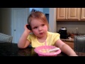 2 year old impersonates adults talking on the phone OMG