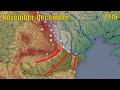 Eastern Front of WW1 animated: 1916-17