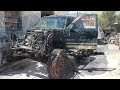 off road truck destroyed and rebuilt