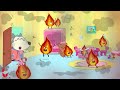 Oh No! The Hospital is Burning! - Saved by Doctor | Kids Safety Tips | Wolfoo Channel