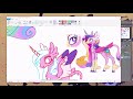 MLP redesigns speedpaint Part 3