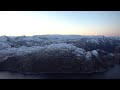 preikestolen, pulpit rock in winter sunrise in 4K